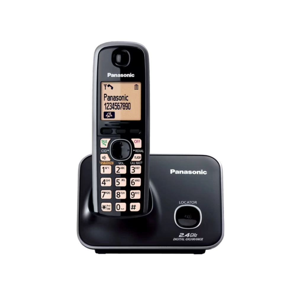 Panasonic Wireless Telephone Set with Large Display (KX-TG3711SXB) view 2